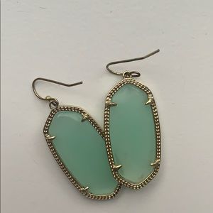 Kendra Scott Elle Earring - Chalcedony Green